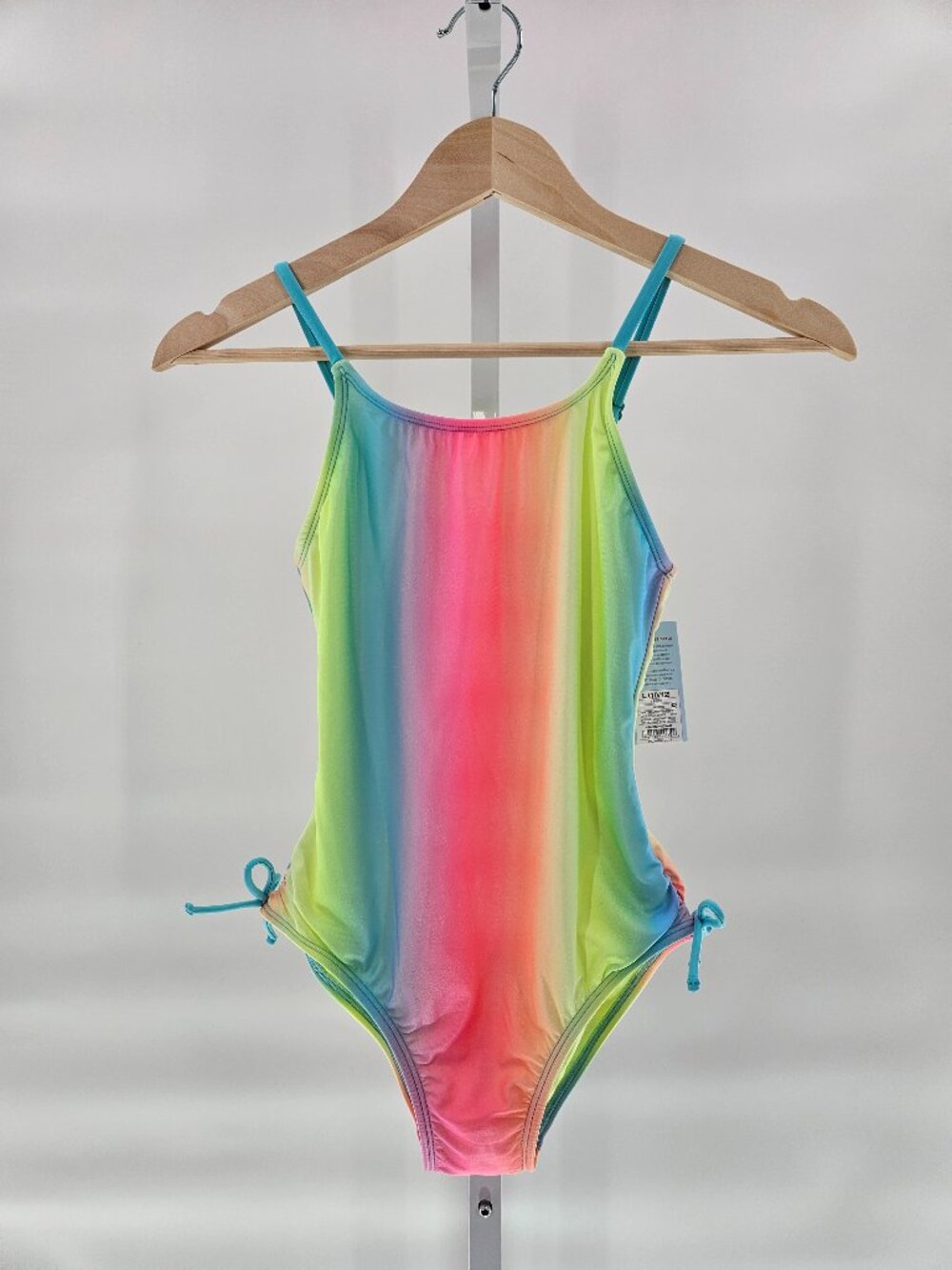 NWT Cat & Jack Girls Rainbow Ombré One-Piece Swimsuit | L (10/12)